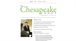 Desktop Screenshot of chesapeakegroup.us