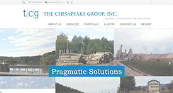 Desktop Screenshot of chesapeakegroup.com